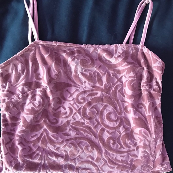 velvety swirl tank top - Picture 1 of 5